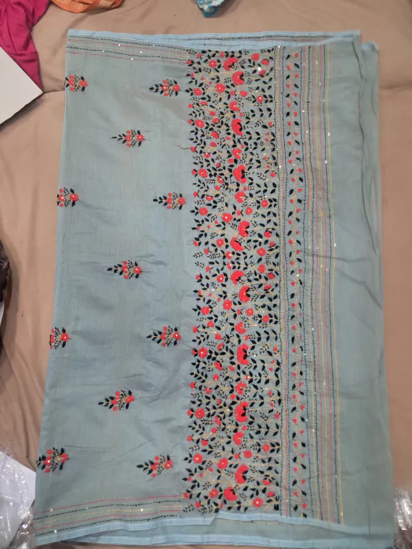 Gray_Sico_Cotten_Saree_For_Women