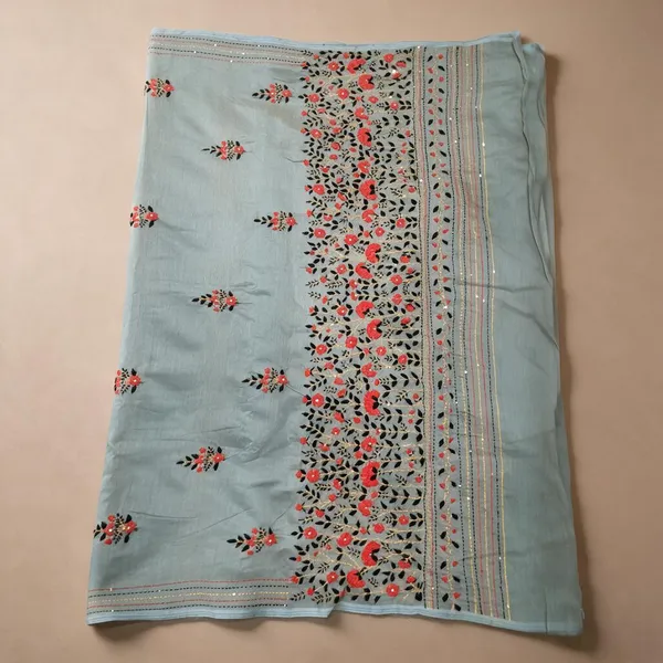 Gray_Sico_Cotten_Saree_For_Women
