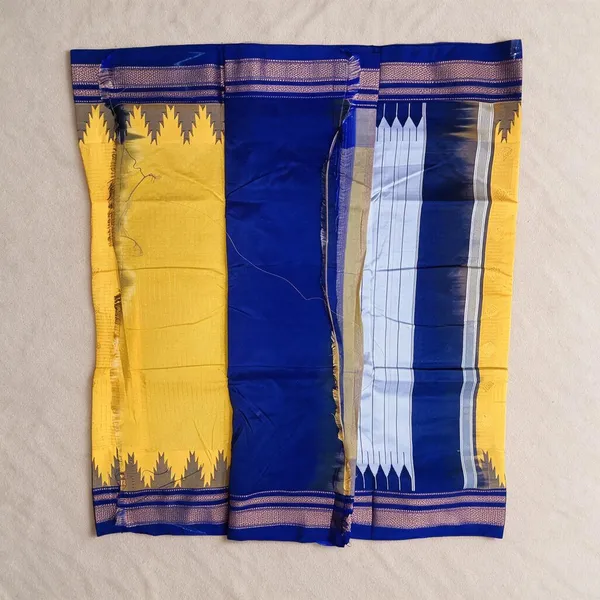 Yellow_Masurai_Cotton_Saree_For_Women