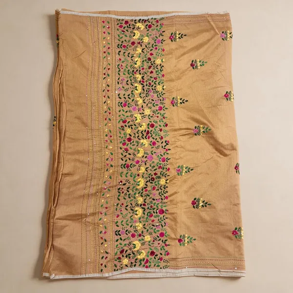 Orange_Sico_Cotten_Saree_For_Women