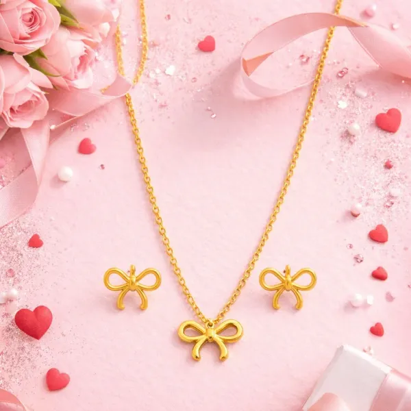 Gold_Stainless_Steel_Necklace_And_Earrings_Set_For_Women