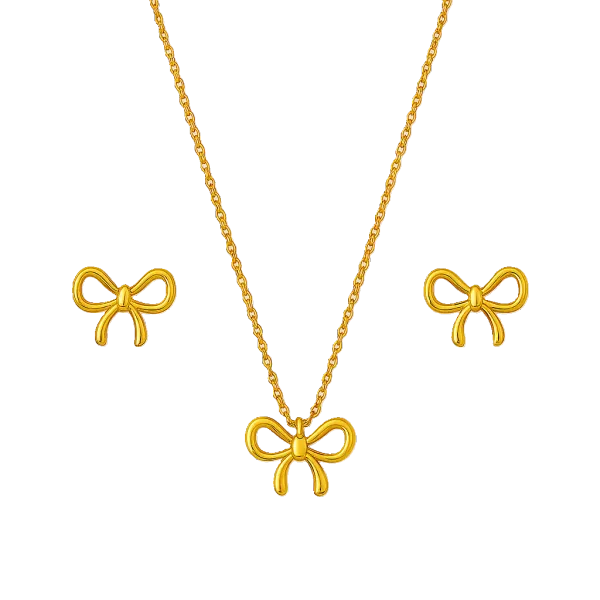 Gold_Stainless_Steel_Necklace_And_Earrings_Set_For_Women