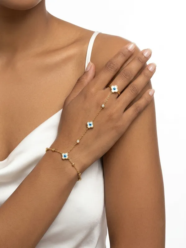 IRAZ_Boho_Evil_Eye_Clover_Hand_Chain_Bracelet