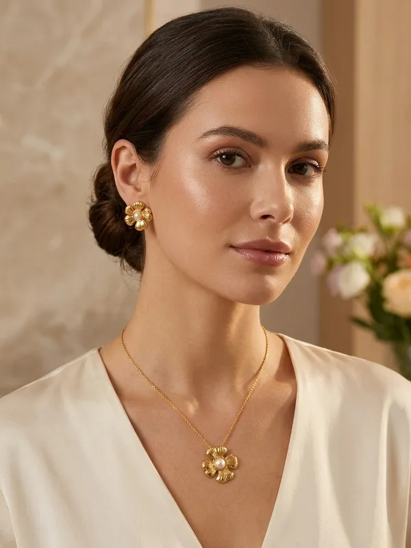 IRAZ_Flower_Pearl_Jewelry_Set