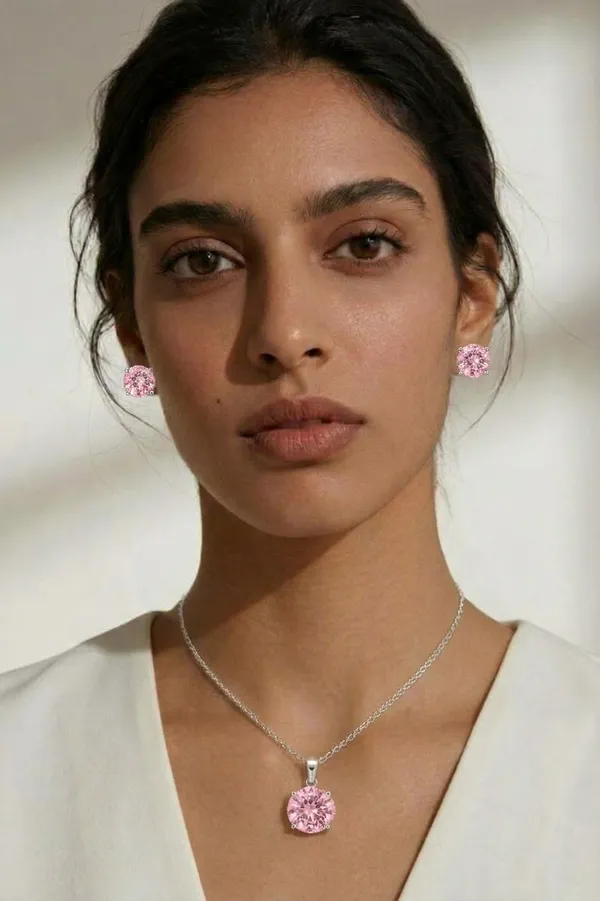 Pink_Copper_And_Crystal_Silver_Pvd_Plated_Necklace_And_Earrings_Set_For_Women