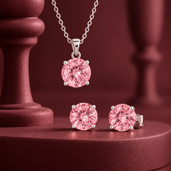 Pink_Copper_And_Crystal_Silver_Pvd_Plated_Necklace_And_Earrings_Set_For_Women