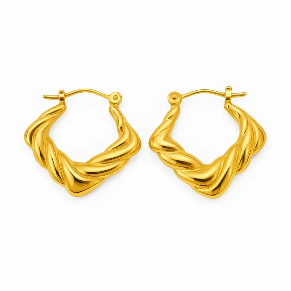 Gold_Stainless_Steel_Earrings_For_Women_pack_Of_2