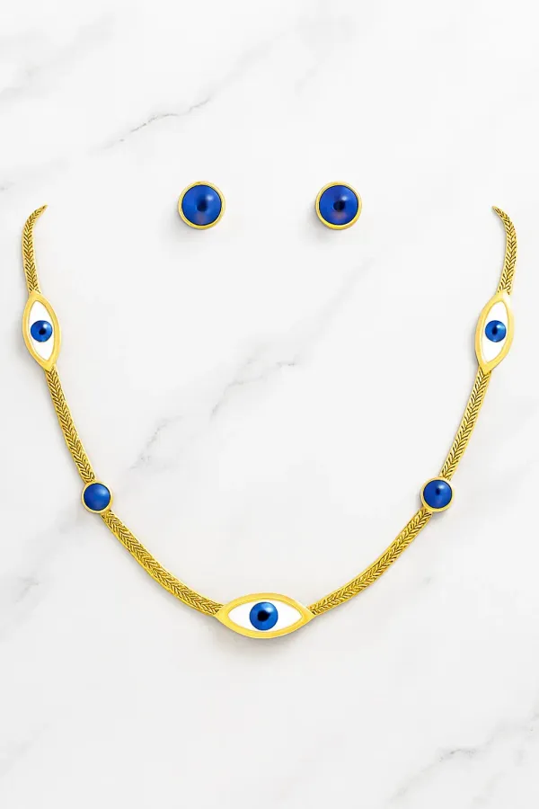 Gold_Stainless_Steel_Necklace_And_Earrings_Set_For_Women