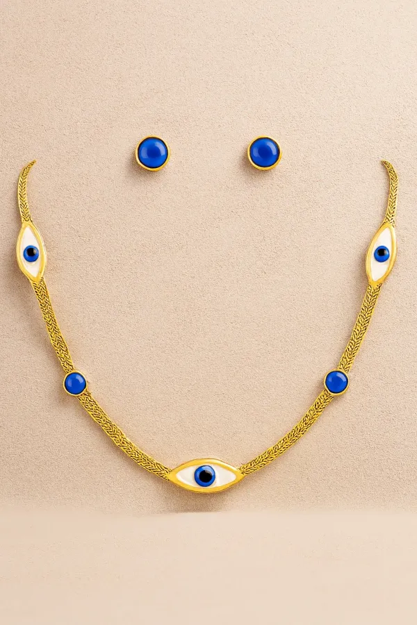 Gold_Stainless_Steel_Necklace_And_Earrings_Set_For_Women