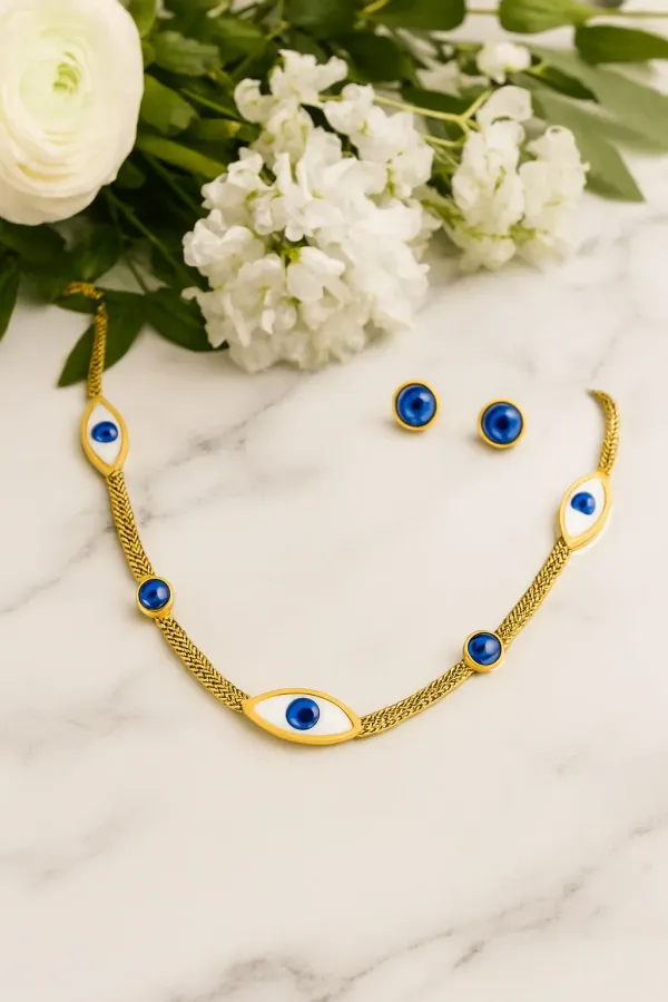 Gold_Stainless_Steel_Necklace_And_Earrings_Set_For_Women