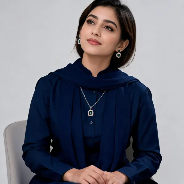 IRAZ_Women's_Silver-Tone_Crystal_Necklace_and_Earrings_Jewellery_Set_PVD_Plated
