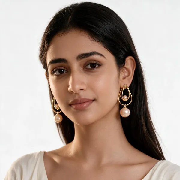 Gold_And_White_Stainless_Steel_Earrings_For_Women