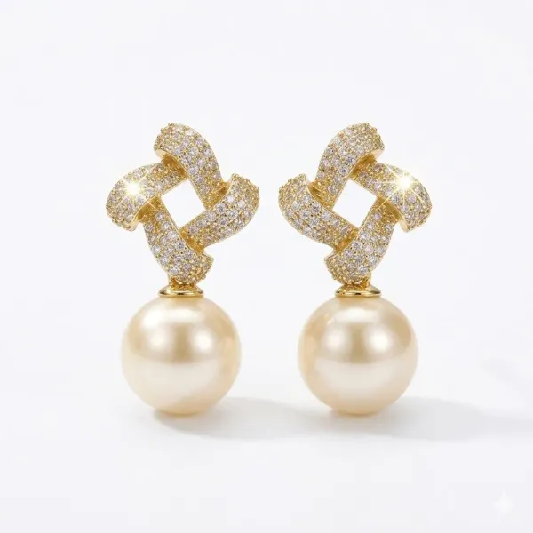 White_Alloy_Earrings_For_Women