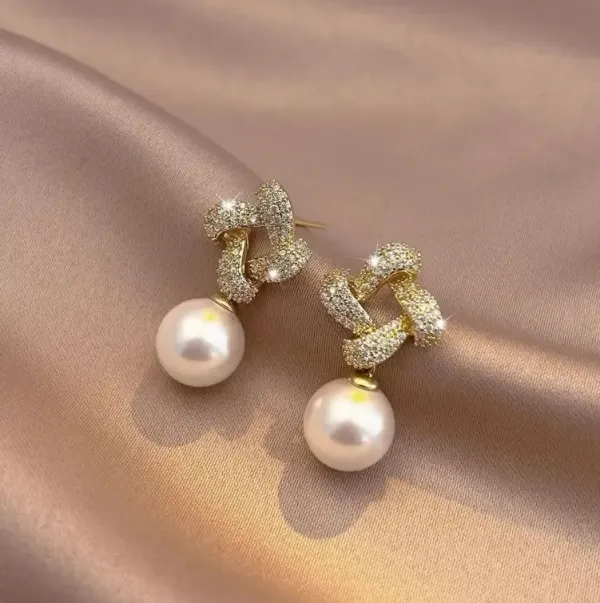 White_Alloy_Earrings_For_Women