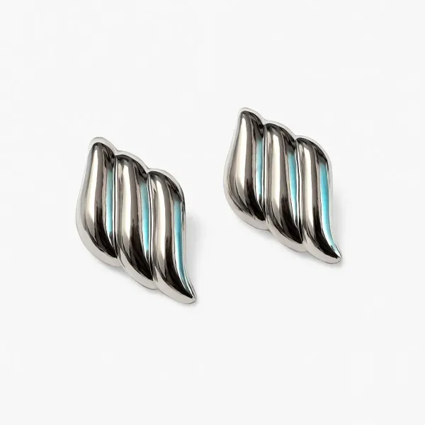 Silver_Stainless_Steel_Earrings_For_Women