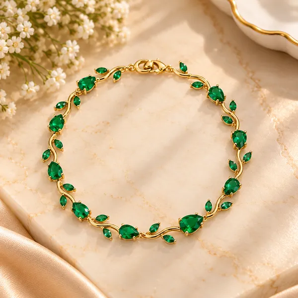 IRAZ_Fairy_Bloom_Green_Tulip_Bracelet_for_Women