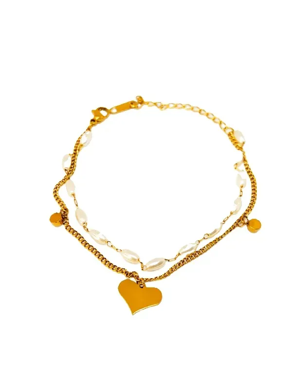 Gold_And_White_Stainless_Steel_Bracelet_For_Women