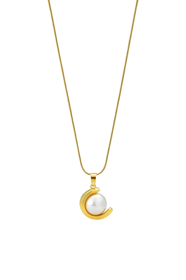 Gold_And_White_Stainless_Steel_Necklace_For_Women