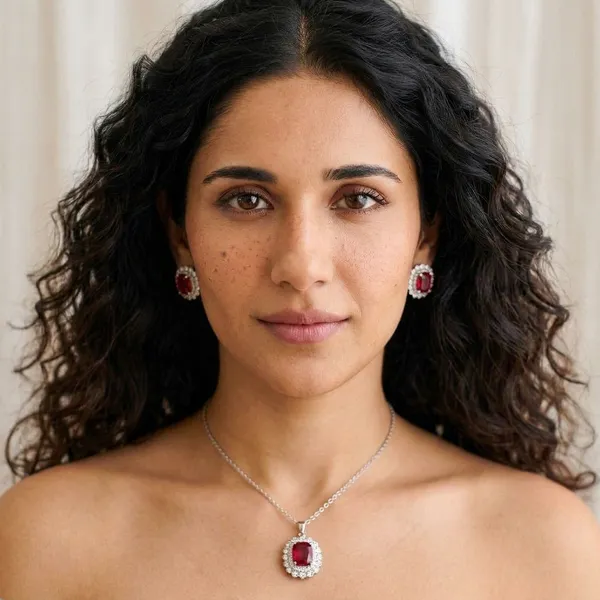 IRAZ_PVD_Plated_Crystal_Silver_PVD_Plated_Necklace_and_Earrings_Set