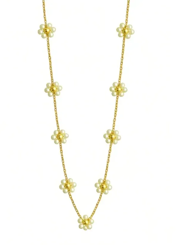 Gold_And_White_Stainless_Steel_Necklace_For_Women
