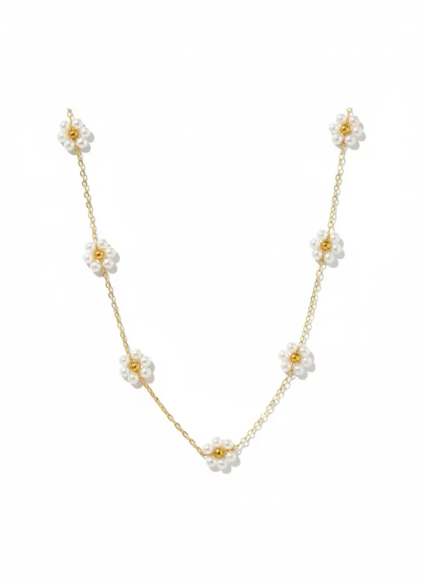 Gold_And_White_Stainless_Steel_Necklace_For_Women