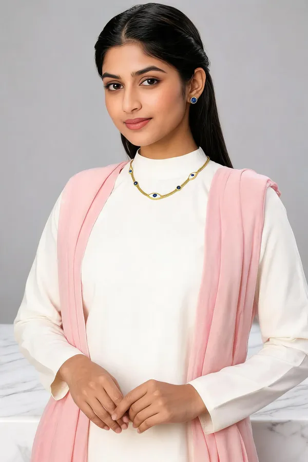 Gold_Stainless_Steel_Necklace_And_Earrings_Set_For_Women