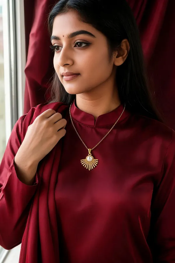 Gold_Stainless_Steel_Necklace_For_Women