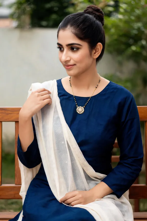 Gold_&_Black_Brass_Gold-Plated_Black_Bead_Mangalsutra_For_Women
