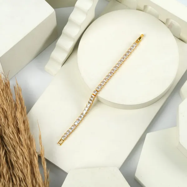 Gold_Alloy_Crystal_Tennis_Bracelet_For_Women