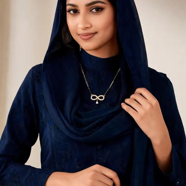 Gold_&_Black_Brass_Gold-Plated_Black_Bead_Mangalsutra_For_Women