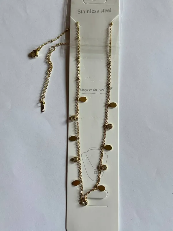 Gold_Stainless_Steel_Layered_Necklace_For_Women
