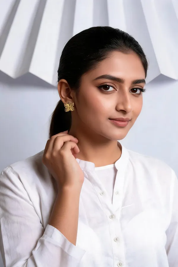 Gold_Brass_Butterfly_Stud_Earrings_For_Women_-_Pack_of_3