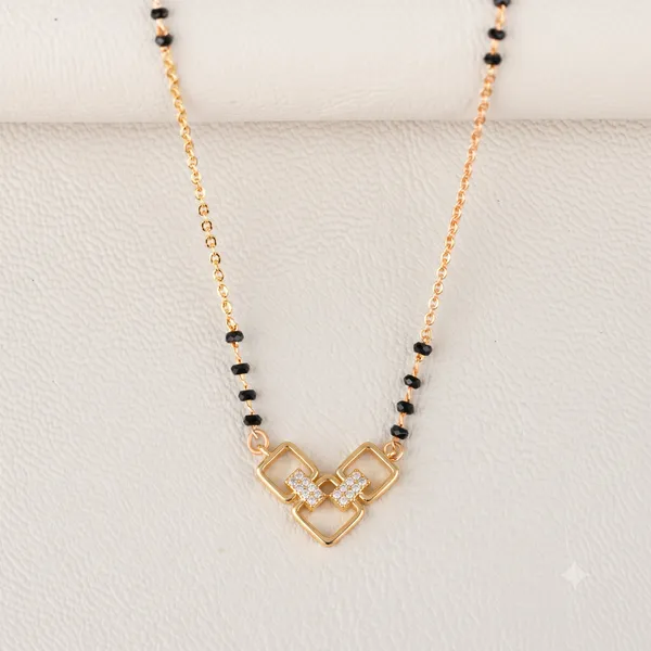 Gold_&_Black_Brass_Geometric_Pendant_Black_Bead_Mangalsutra_For_Women