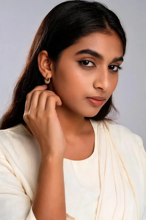 Gold_Brass_Cz_Huggie_Hoop_Earrings_For_Women_-_Pack_of_2