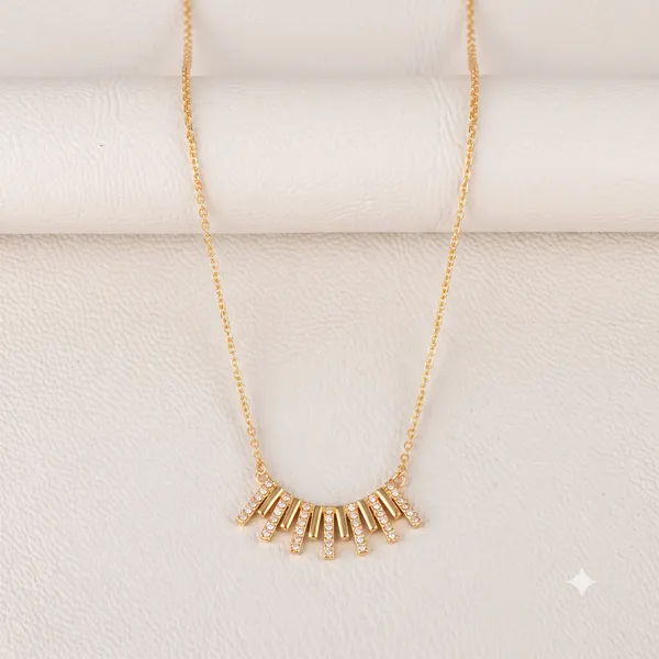 Gold_Stainless_Steel_Statement_Pendant_Necklace_For_Women