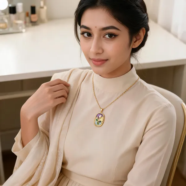 Gold_Brass_Floral_Pendant_Necklace_For_Women