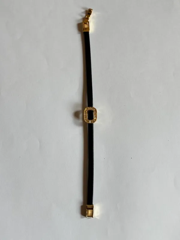 Black_Gold_Alloy_Band_Bracelet_For_Women