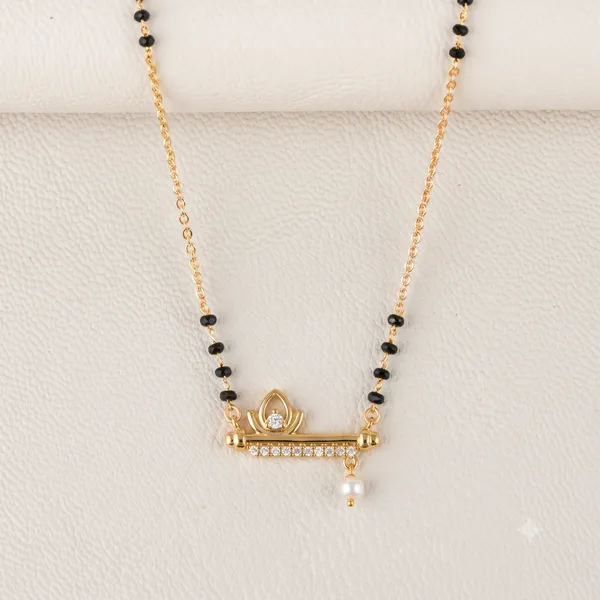 Gold_&_Black_Brass_Black_Bead_Mangalsutra_Necklace_For_Women