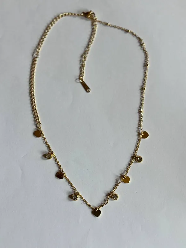 Gold_Stainless_Steel_Charm_Necklace_For_Women