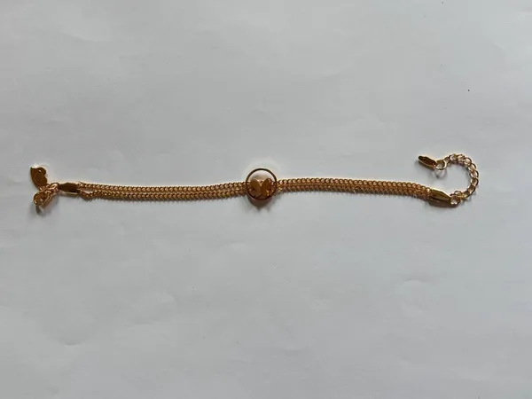 Gold_Stainless_Steel_Butterfly_Charm_Chain_Bracelet_For_Women