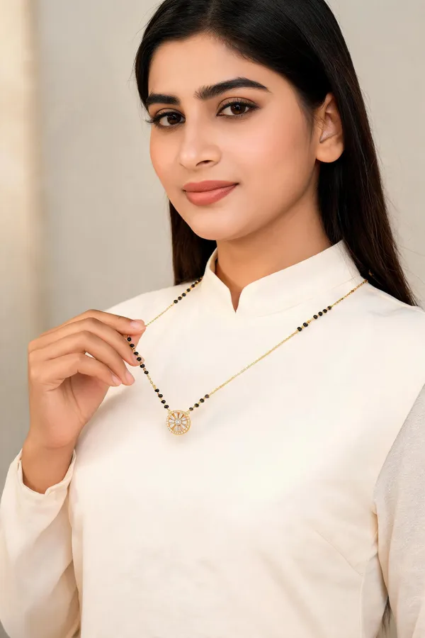 Gold_Black_Bead_Gold-Plated_Pendant_Mangalsutra_Necklace_For_Women