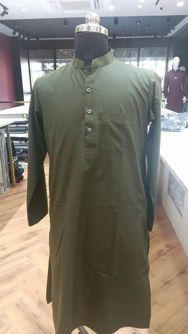 Olive_Green_Straight_Kurta_for_Men(46)