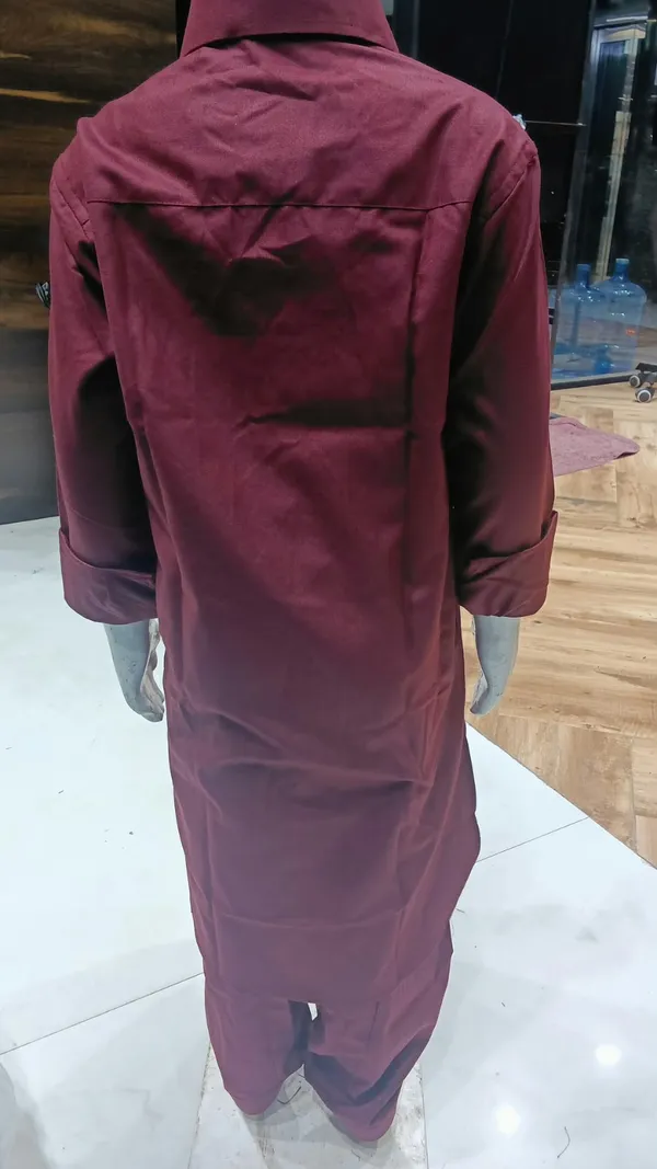 Maroon_Embroidered_Pathani_for_Boys(16_YRS)