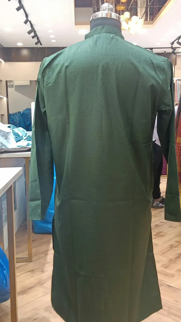 Green_Solid_Collar_Neck_Kurta_For_Men(46)