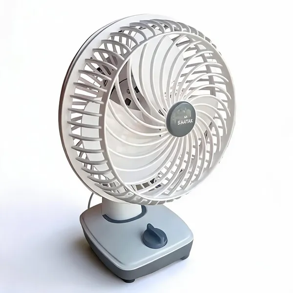 Shatak_150_Mm_(6")_A.P_Oscillating_Table_Fan_With_12_Months_Warranty_Ultra_High_Speed_150_Mm_Table_Fan_(White,_Grey_|_Pack_Of_1)