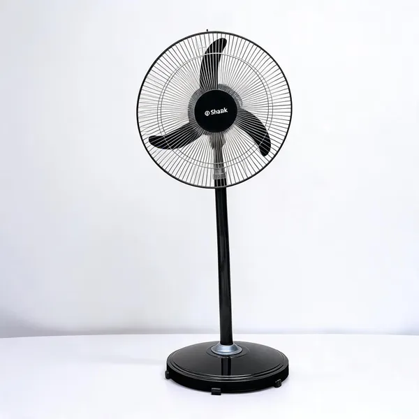 Shatak_Classic_Bullet_Heavy_Duty_Isi_Certified_|_3-Speed_Control_|_Adjustable_Hight_With_1_Year_Warranty_High_Air_Delivery_400_Mm_Pedestal_Fan_(Black_|_Pack_Of_1)