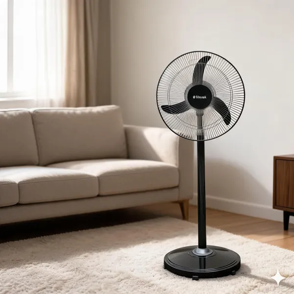 Shatak_Classic_Bullet_Heavy_Duty_Isi_Certified_|_3-Speed_Control_|_Adjustable_Hight_With_1_Year_Warranty_High_Air_Delivery_400_Mm_Pedestal_Fan_(Black_|_Pack_Of_1)