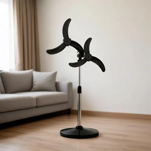 Shatak_Pedestal_Blade_16"_Silent_Operation_400_Mm_Pedestal_Fan_(Black_|_Pack_Of_2)