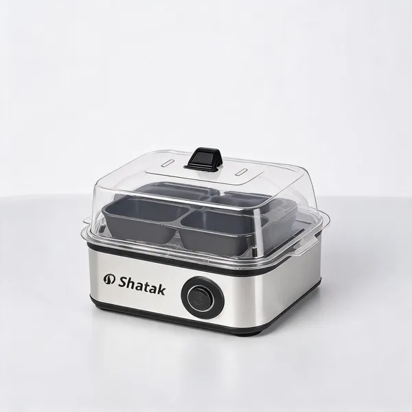 Shatak_Egg_Boiler_&_Poacher_|_3_Boiling_Modes_|_Stainless_Steel_Body_And_Heating_Plate_Seeb-Ss-Square_Egg_Cooker_(Silver,_Black,_8_Eggs)