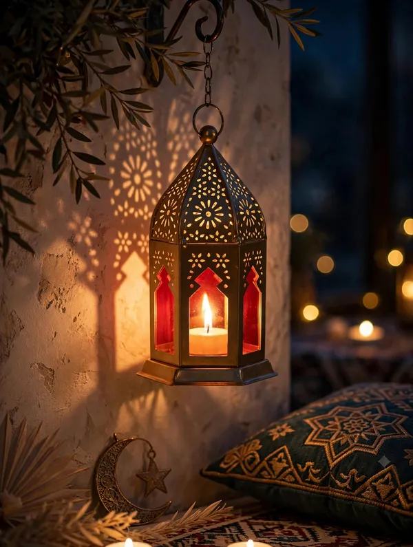 Metal_Decorative_Floral_Cutwork_Lantern_Gift_Set